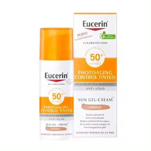 Eucerin Solar Photoaging Control Color Medio 50 ml - 1
