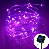 Luces De Fairy LED Solar Para Exterior Impermeables Decoración De Jardín Con Hilo De Cobre 8 Modos Para Calle Patio Navidad - details 2