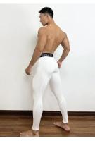 Pantalones De Compresión Para Hombre Terciopelo Secado Rápido Deporte Entrenamiento Fitness Leggings Sexys Para Gimnasio - details 8