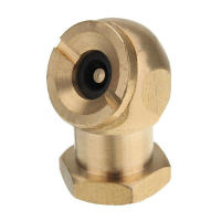 Conector De Válvula De Neumático Dorado 1/4" NPT Air Chuck Clip Lock-On Para Ruedas De Bola Accesorio De Neumáticos Material De Zinc Aluminio - details 1