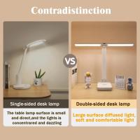 Lámpara De Mesa Plegable USB Recargable LED Táctil 3 Niveles De Brillo Protección Ocular Para Dormitorio Y Oficina - details 2