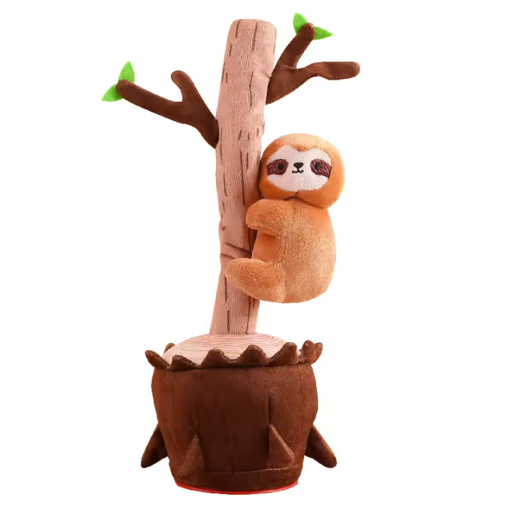 Juguete Eléctrico De Cactus De 33cm Con Cantar Y Moverse Peluche De Animal De Dibujos Animados Para Niños Regalo De Cumpleaños Aprendizaje Y Interacción - 1