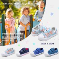 Zapatillas De Lona Para Niños Y Niñas Con Doble Correa De Dibujos Animados Zapatos Casuales Transpirables Y De Secado Rápido Para Edades 7-12m a 12+y - details 14