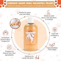 Champú Burbur Sensitive 100% Vegano – 400 ml | Hipoalergénico, sin químicos agresivos, ideal para pieles sensibles de perros y gatos. - details 3