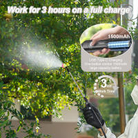 Almohadilla Eléctrica De 5L Para Riego Del Jardín Y Césped Con 3 Modos Recargable Automática Botella De Pesticida Para El Hogar - details 8