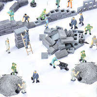 Molde De Silicona Para Miniaturas De Casa De Playa Con Bloques De Construcción Hacer Manualmente Decoración De Arte Para El Hogar Modelo De Cemento - details 0