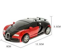 Mini Juguete De Coche 2 En 1 Transformación Automática De Robot Para Niños Modelo De Coche De Plástico Sin Batería Regalo Ideal Para Edades 4-12 - details 6