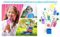 Walkie Talkie para Niños de 3 a 8 Años, LCD 8 Canales, Alcance de 3 Kilómetros - details 1
