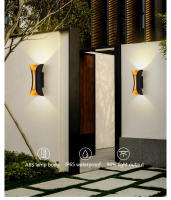 Lámpara De Pared LED Impermeable IP65 10W Para Exterior Jardín Puerta De Porche Iluminación Interior Dormitorio Lámpara De Noche Negra Moderna - details 2