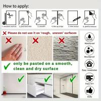 Papel Tapiz De Efecto Madera 3D Peleable Y Pegaable Eco-amigable Impermeable Para Fácil Instalación En Sala De Estar Cocina Dormitorio Estilo Moderno - details 5
