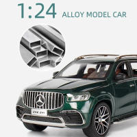 Coche De Juguete GLS 63 AMG a Escala 1/24 Metal Con Luces Y Sonido Puertas Abiertas Regalo De Cumpleaños Vehículos Off-road Para Niños - details 2