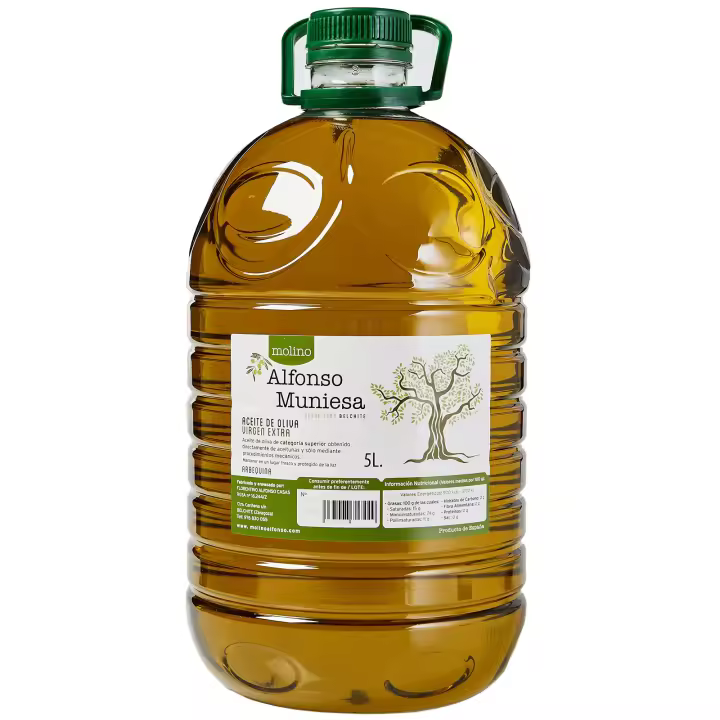 MOLINO ALFONSO - Aceite de Oliva Virgen Extra 'Arbequina' (PET 5L) - 1