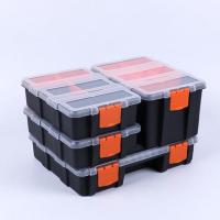 Caja De Almacenamiento De Herramientas Portátil Caja De Partes Plástica Con Múltiples Redes Y Combinación De Tornillos Para Reparación De Garage - details 3