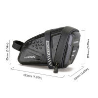 Bolsa De Sillín Para Bicicleta Impermeable Pequeña Almacenamiento Negro Kit De Accesorios Trasero Reflectante MTB Carretera - details 22