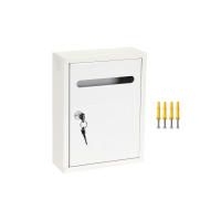 Bandeja De Correo Metálica De Pared Para Oficina Y Hogar Capacidad Grande Fácil Instalación Medidas 20x7.5x26 Cm - details 9