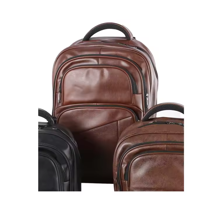 J.S ONDO Mochila HOMBRE POLIPIEL Mochila Maletín Híbrido 18.5 Pulgadas Portátil Bolsa de Trabajo Bolso de Trabajo Mochila Viaje Mochila Senderismo Colegio Mochila para Hombres - 1