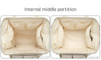 Bolsa De Pañales PANGDUBE Para Bebé Con 2 Soportes Para Carrito Impermeable Bolsa De Viaje Al Aire Libre Estilo Mochila Para Mamá Durante La Maternidad - details 11