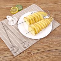 Cortador De Papas En Forma De Espiral De Acero Inoxidable Y Plástico Herramienta Creativa Para Cocina Manual Eco-amigable - details 1