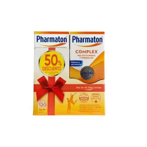 PHARMATON COMPLEX2 ENVASES 60 COMPRIMIDOS PACK PROMOCIONAL - VITAMINAS - 1