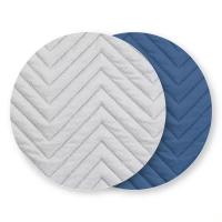 Protector Reversible Bicolor para Sofá y Sillón color azul y gris   Ideal para Mascotas  Funda Acolchada y Lavable - details 3