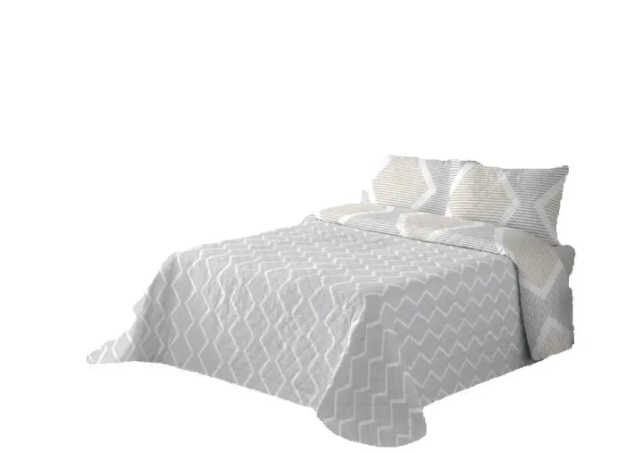 Colcha Bouti Reversible  mod. AZURA  DN COLOR DORADO - 1