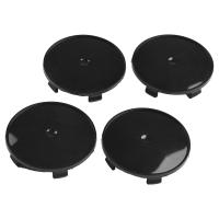 4pcs 68mm Centro De Rosca De Rueda Para Coche Universal Negro Cubierta De Centro De Rosca De Neumático Accesorios De Coche - details 0