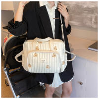 Bolso Grande Para Mamá Organizador De Bebé Maternidad Bolsa De Diaper Bordada Para Mujer Cruzable Hombro Viaje Al Hospital - details 7