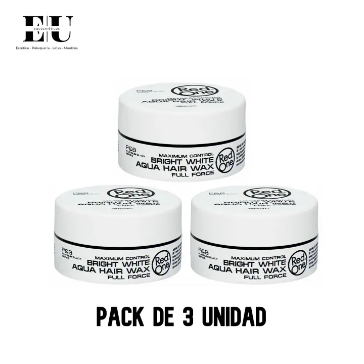 Redone - Pack 3 unidad Bright white Aqua Hair Wax 150Ml - 1
