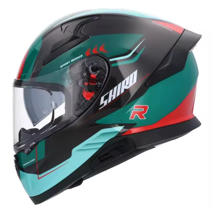 SHIRO HELMETS Casco Integral KATANA ORBE Verde - 1
