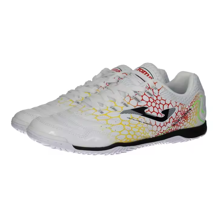 Zapatillas Maxw 24 42 Indor Blanca y Amarilla Joma | Rendimiento y Estilo para Fútbol Sala - 1