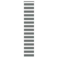 vidaXL Estor cebra gris oscurode tejido poliéster en dimensiones 40x100 cm/40x150 cm/40x200 cm y más | protección solar decorativa para ventanas hogar oficina dormitorio fácil de instalar - details 10