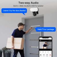 Cámara De Vigilancia Exterior Con Luz De Farol 3MP Tuya Sensor Inteligente IP66 Impermeable Luz De Pared Para Jardín 10W Monitoreo Seguridad - details 7