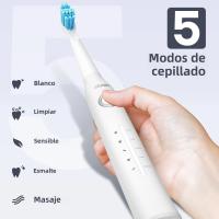 Cepillo De Dientes Eléctrico Seago USB Recargable Para Adultos Limpieza Ultrasonica Con 10 Cabezas De Repuesto Incluidas - details 2