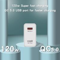 Cargador USB de carga rápida de 120 W, potencia blanca UE - details 0