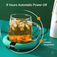 Calentador de tazas de café eléctrico para el hogar y la Oficina, 3 temperaturas, ajustable, regalo de cumpleaños y Navidad - details 1