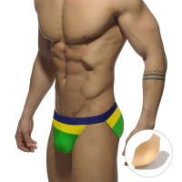 Bikini De Baño Para Hombre Sexy Briefs Estrecho Y Elástico Traje De Natación Deportivo De Playa Marca Surf Verano Push-up Swimwear - details 11