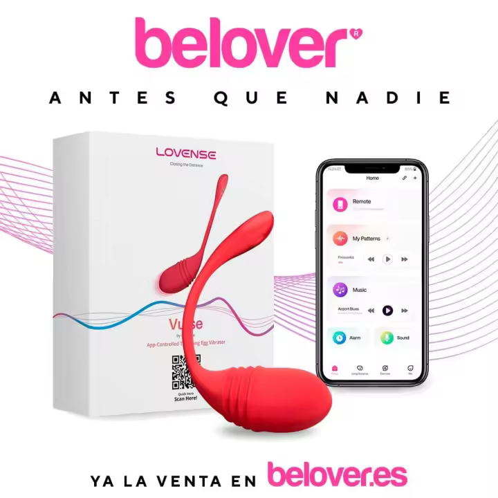 Belover Lovense - Vulse Vibrador Vaginal Recargable con Control Remoto Bluetooth Sumergible - 1