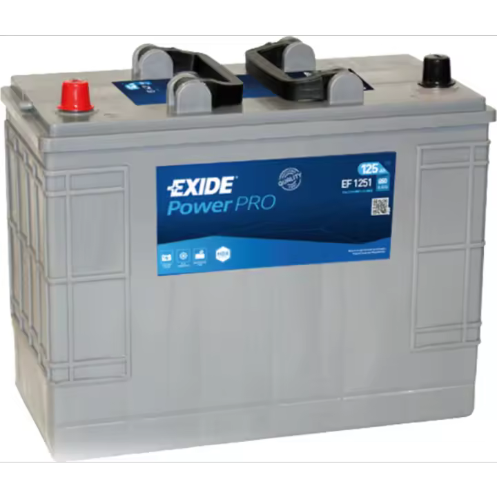 Batería Exide EF1251 Power Pro. 12V - 125Ah/850A (EN) Caja D03 - 1