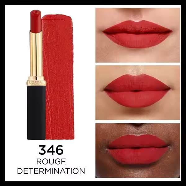Barra de labios Color Riche Intense Volume Mate - 346: Rouge Determination - 1