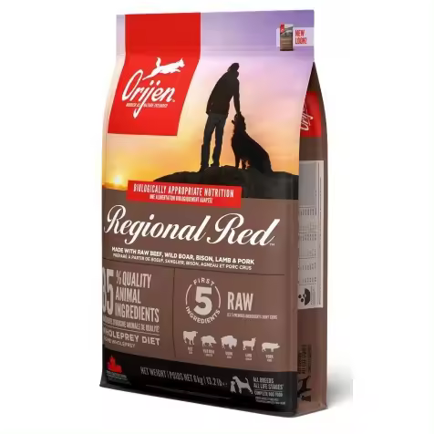 Orijen Adult Regional Red 11.4 Kg - Pienso para Perros con Carne de Angus, Jabalí, Cordero, Cerdo y Bisonte - 1