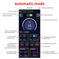 Controlador De Temperatura Inteligente Digital ZFX-WT01 Con Pantalla LED Y Probar Para Calor/Aire Acondicionado Tuya WIFI - details 3