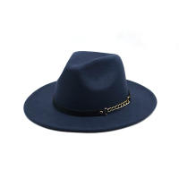 Nueva Moda Invierno Otoño Imitación Lana Hombres Mujeres Sombreros Fedoras Jazz European American Cuello Redondo Sombreros Bowler - details 10