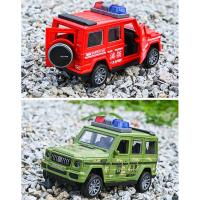 Coche De Juguete Miniatura Simulación De Escena De Lucha Contra Incendios Con Retroceso Para Niños Vehículo Policial Y Ambulancia De Mano Regalo Para Niños Hombres - details 4