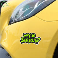 Pegatina De Coche Divertida En Inglés "Why So Serious" Para Ventanas De Auto Motocicleta Tanque De Combustible Cuerpo De Scooter Y Casco De Carreras Vinilo Decales - details 9