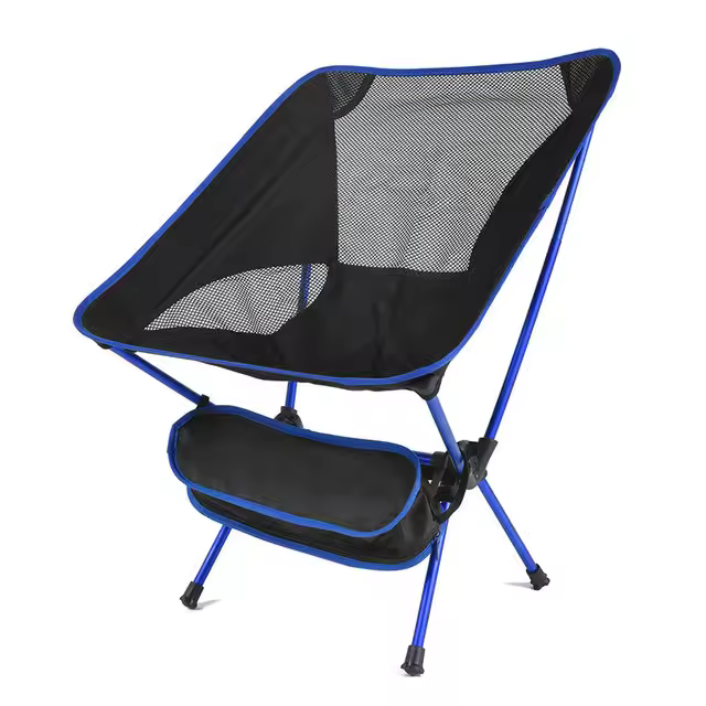 Silla Plegable Ultraligera Desmontable Portátil Para Camping Pesca Barbacoa Jardín - 1