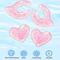 4 Pack Almohadillas De Ojos Reutilizables Para Ojos Hinchados Compresa De Hielo Y Calor Para Cuidado De La Piel Herramientas De Belleza - details 2