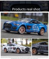 Modelo De Coche Escala 1/24 Mustang Shelby GT500 Juguete De Metal Con Sonido Luz Y Función Retroceso Regalo Para Niños - details 13