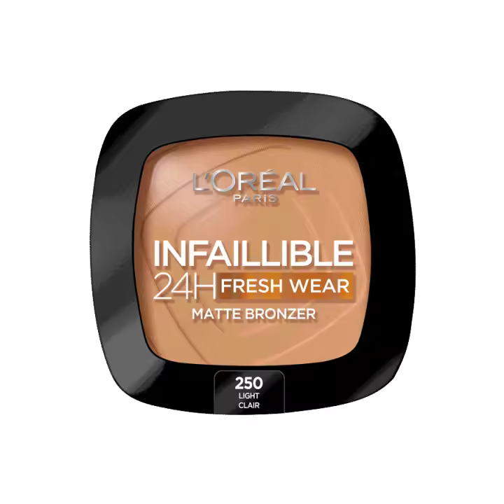 Infalible 24H polvos bronceadores mate larga duración tono 250 Light - 1
