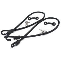 Set De Portadores De Caña De Pescar Para Barco Ajustable Y Portátil Con Cuerda Elástica Y Hebilla Para Anclaje En Superficie De Mariposa Para Kayak Y Barco Marítimo - details 1