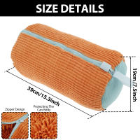Bolsa De Limpieza Para Zapatos 2PCS Protector Antideformación Organizador De Ropa De Algodón Para Máquina De Lavar Con Cierre De Cremallera - details 0